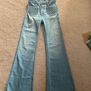 Abercrombie high rise flare jeans